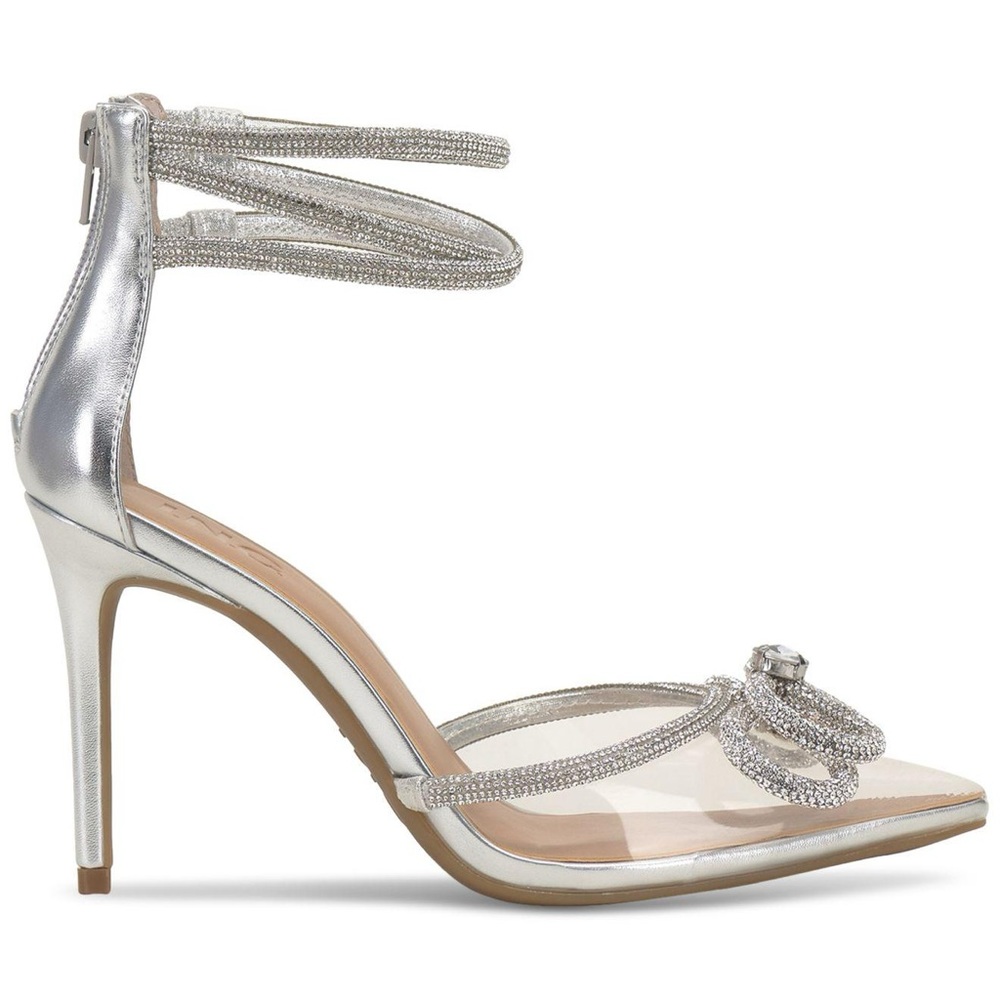 Laynea Translucent Pointed-Toe Pumps - Picture 3 of 5